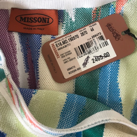 Missoni Painted Intarsia Knit Shift Dress - Picture 8 of 8